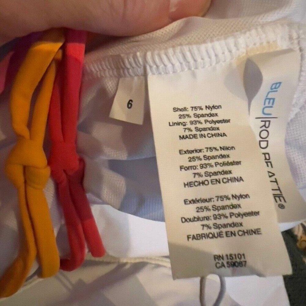 Bleu by Rod Beattie $99 Women's Core-Lace-Down Mio One-Piece Swimsuit Size 6 - Picture 7 of 7